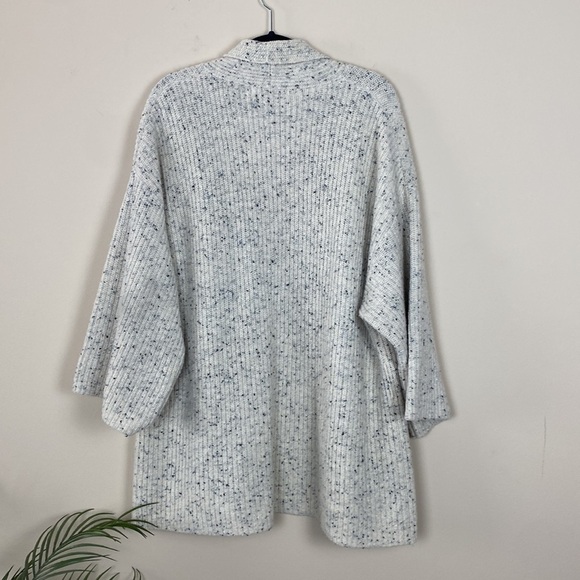 Creatures of Comfort Wool Chunky Knit Marled Duster Cardigan Sweater sz Medium - Picture 4 of 7